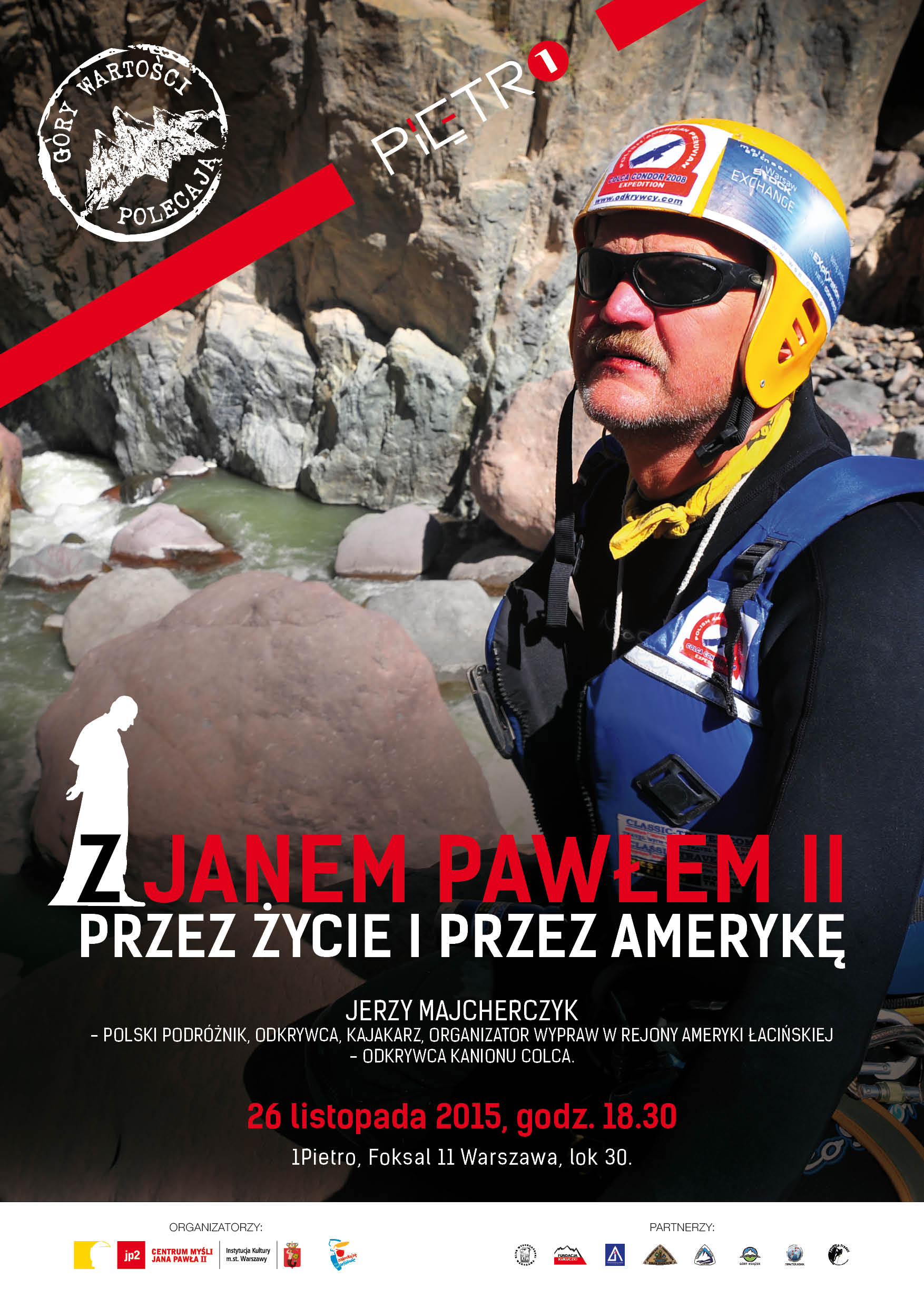 Plakat Spotkanie z Jerzym Majcherczykiem