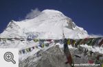 Widok na Cho Oyu z  Bazy Głównej - 5600 m n.p.m.
