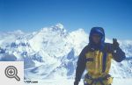 Marcin Miotk na szczycie Cho Oyu