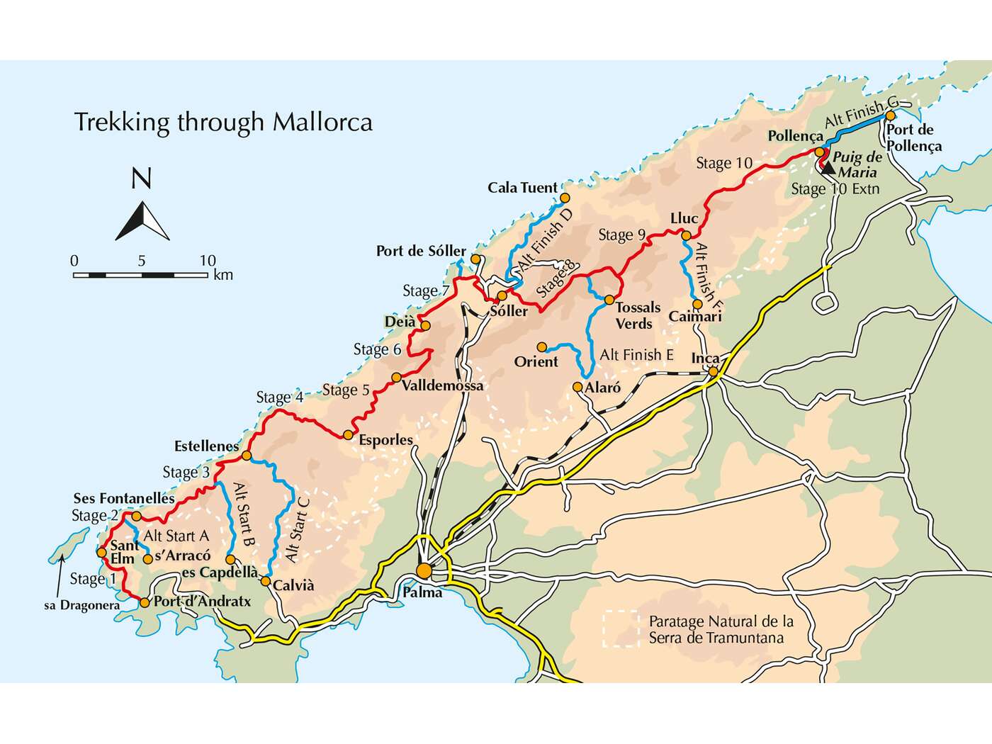 trekking in mallorca overview map 0850 163 W1400 H1050 Mletterbox LBfff